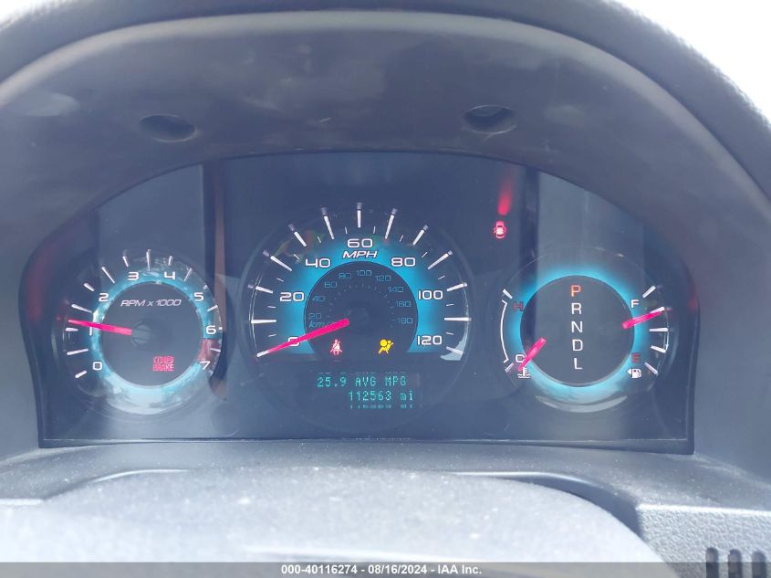 2012 Ford Fusion Sel VIN: 3FAHP0JA5CR131103 Lot: 40116274