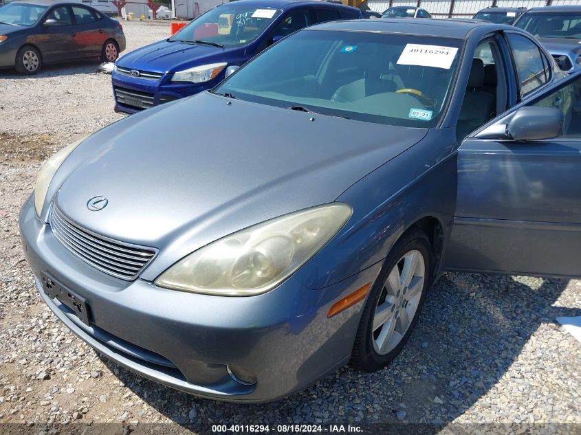 2005 Lexus Es 330 330 VIN: JTHBA30G955116617 Lot: 40116294