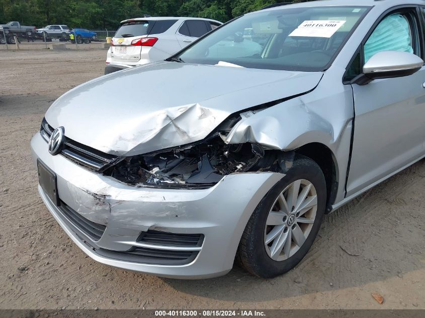 2016 VOLKSWAGEN GOLF SPORTWAGEN TSI S 4-DOOR 3VWC17AU4GM505564