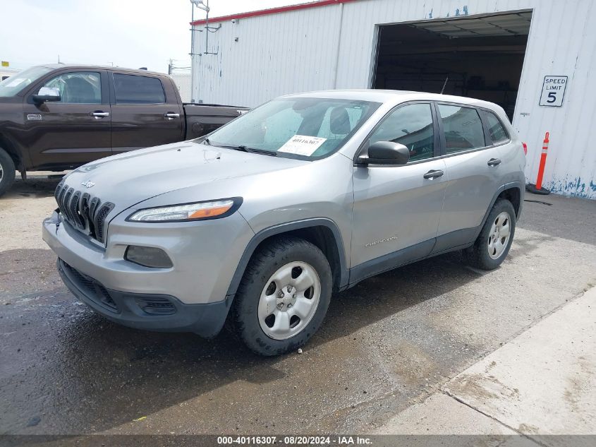 VIN 1C4PJMABXGW292329 2016 Jeep Cherokee, Sport no.2