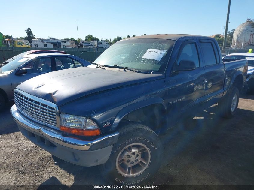 2000 Dodge Dakota Slt/Sport VIN: 1B7HG2AZ0YS619544 Lot: 40116372