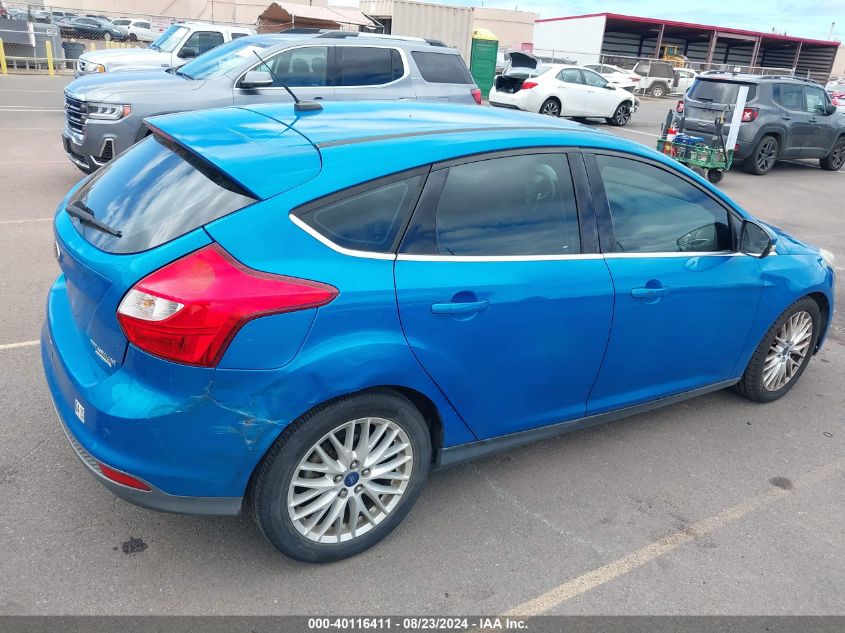 2013 Ford Focus Titanium VIN: 1FADP3N21DL369310 Lot: 40116411