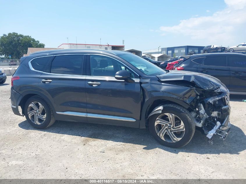 2021 Hyundai Santa Fe Sel VIN: 5NMS6DAJXMH348206 Lot: 40116517