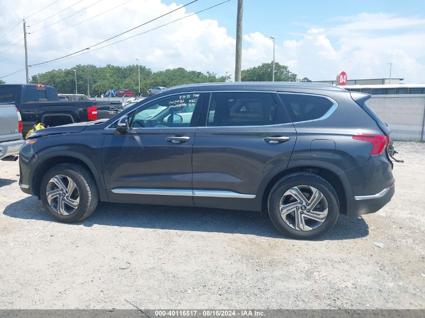 2021 Hyundai Santa Fe Sel VIN: 5NMS6DAJXMH348206 Lot: 40116517