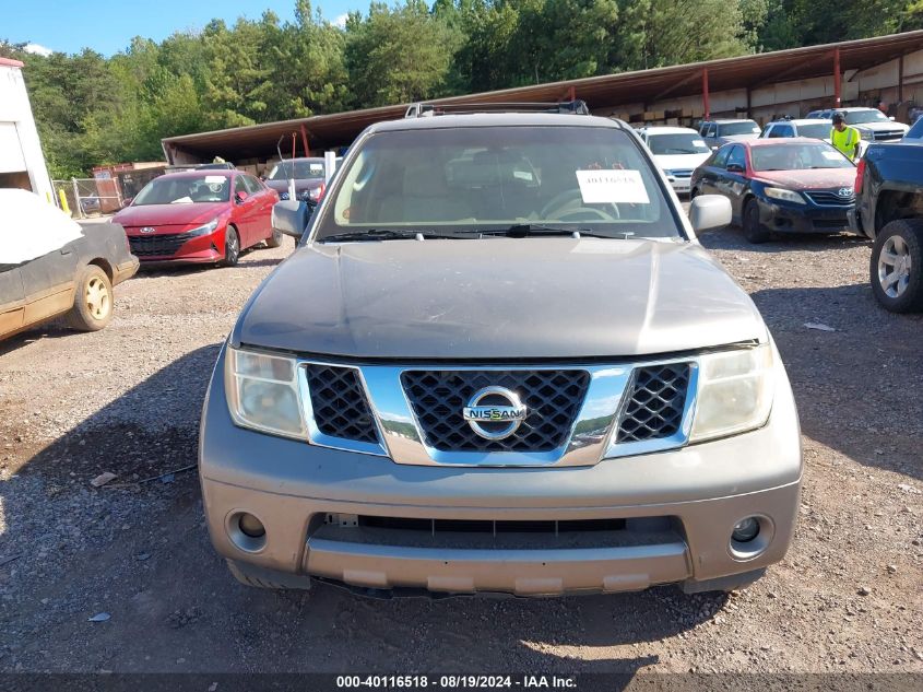 2005 Nissan Pathfinder Se VIN: 5N1AR18UX5C729132 Lot: 40116518