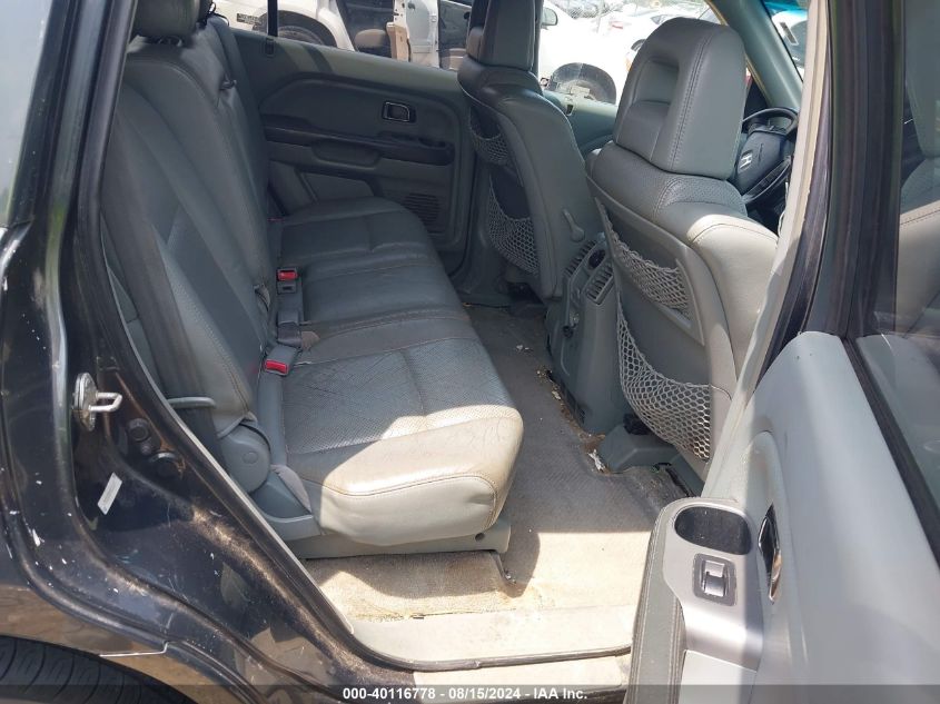 2005 Honda Pilot Ex-L VIN: 5FNYF18595B056857 Lot: 40116778