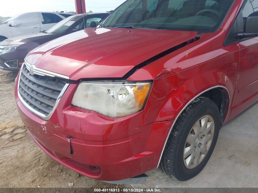 2008 Chrysler Town & Country Lx VIN: 2A8HR44H18R103261 Lot: 40116913