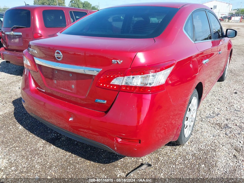 2014 Nissan Sentra Fe+ S/Fe+ Sv/S/Sl/Sr/Sv VIN: 3N1AB7APXEL645173 Lot: 40116915