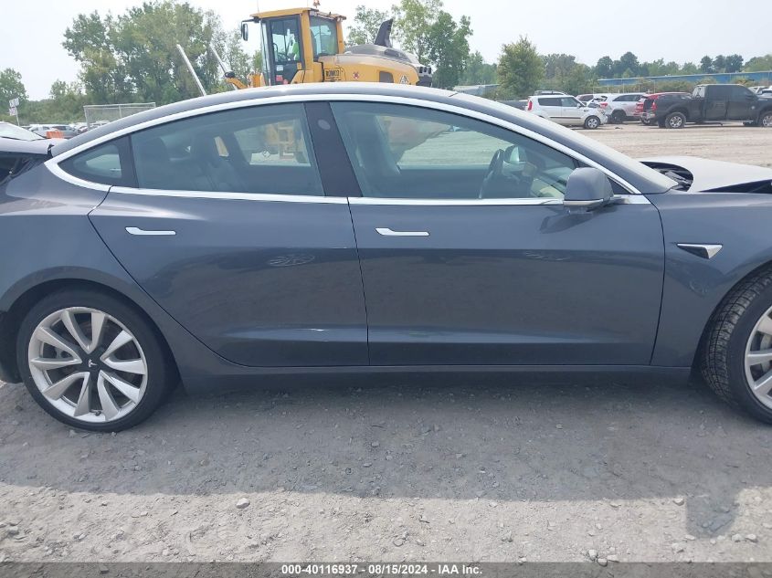 2018 Tesla Model 3 Long Range/Mid Range VIN: 5YJ3E1EA5JF052751 Lot: 40116937