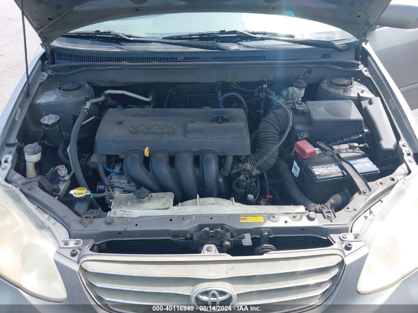 2004 Toyota Corolla Le VIN: 1NXBR32E74Z286075 Lot: 40116940