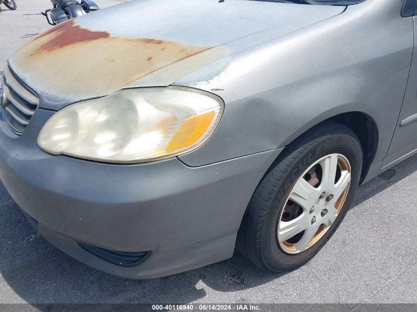 2004 Toyota Corolla Le VIN: 1NXBR32E74Z286075 Lot: 40116940