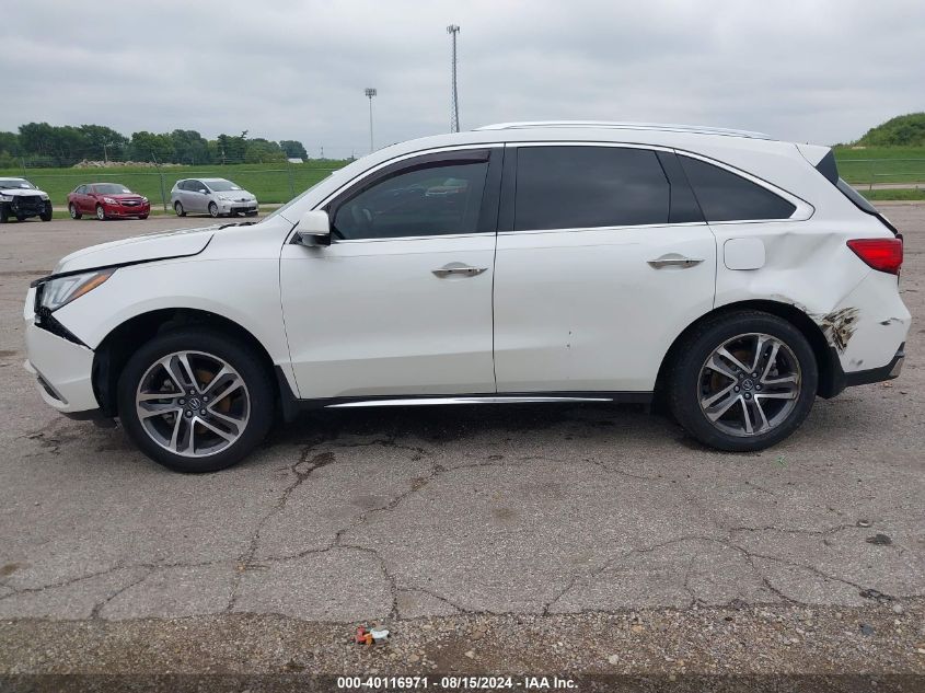 2018 Acura Mdx Advance Package VIN: 5J8YD3H87JL009833 Lot: 40116971