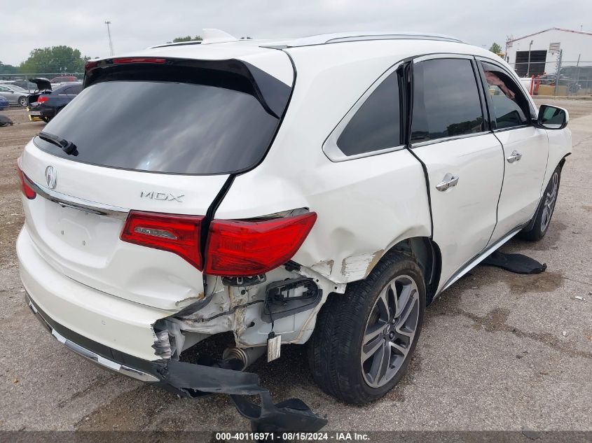 2018 Acura Mdx Advance Package VIN: 5J8YD3H87JL009833 Lot: 40116971