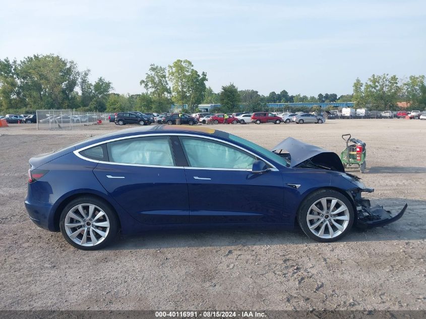 2018 Tesla Model 3 Long Range/Performance VIN: 5YJ3E1EB7JF100968 Lot: 40116991