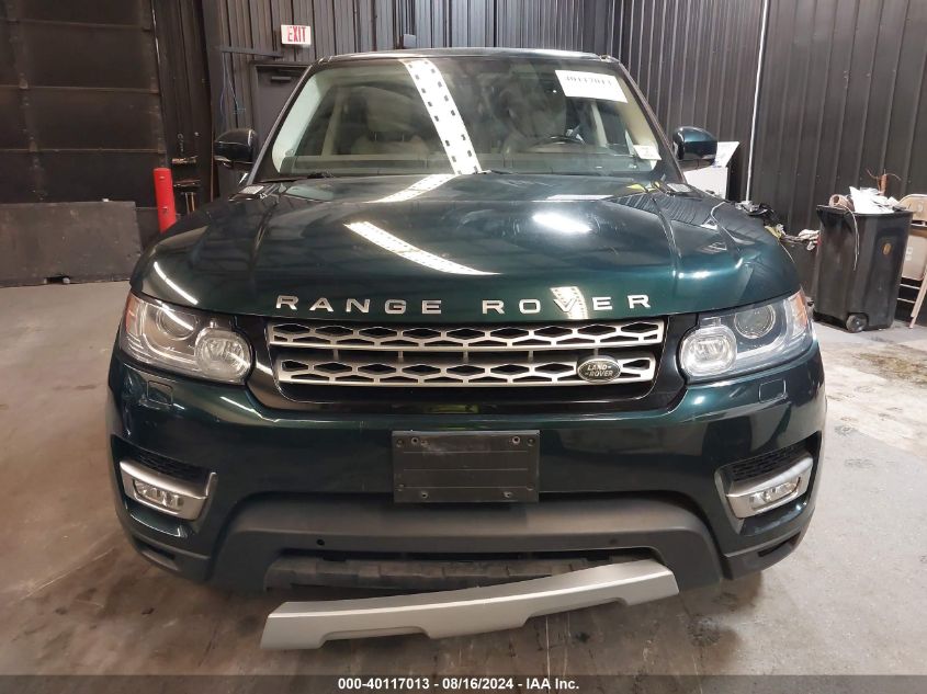 2015 Land Rover Range Rover Sport 3.0L V6 Supercharged Hse VIN: SALWR2VF5FA518996 Lot: 40117013