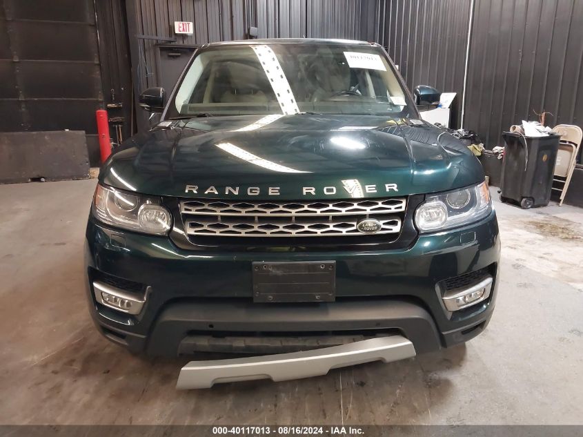 2015 Land Rover Range Rover Sport 3.0L V6 Supercharged Hse VIN: SALWR2VF5FA518996 Lot: 40117013
