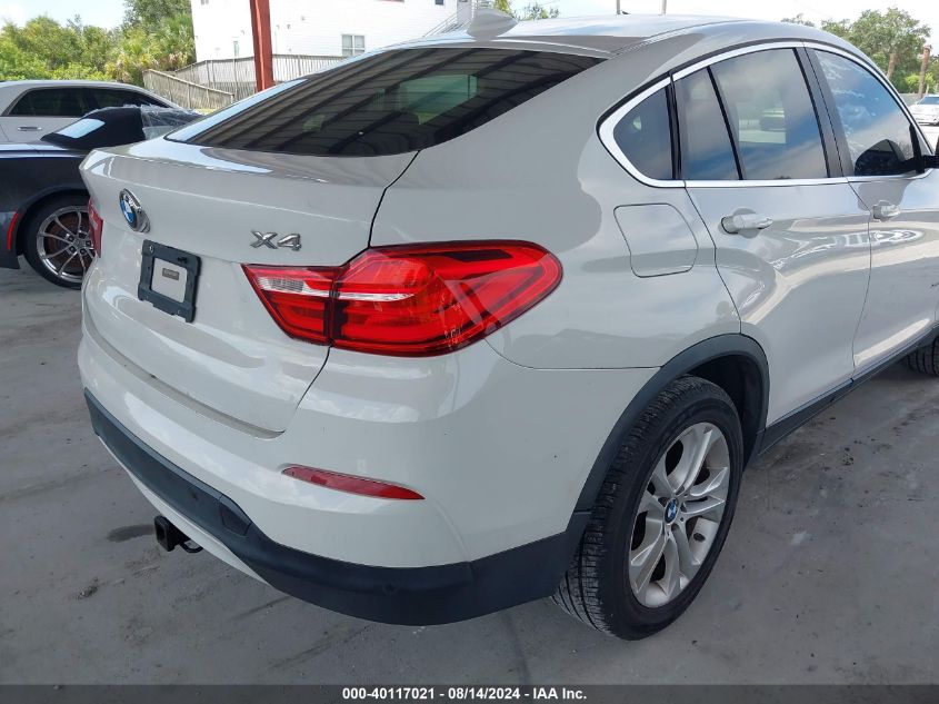 2016 BMW X4 xDrive28I VIN: 5UXXW3C58G0R20375 Lot: 40117021