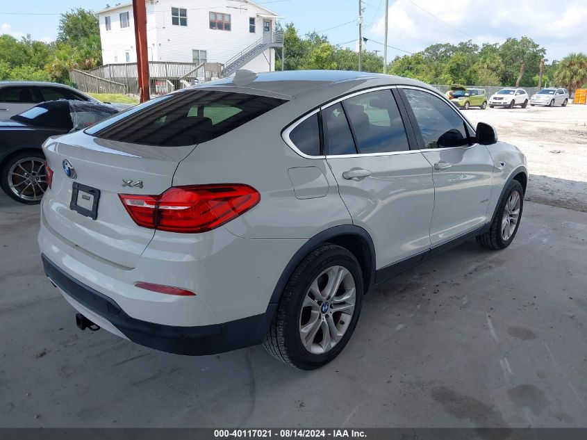 2016 BMW X4 xDrive28I VIN: 5UXXW3C58G0R20375 Lot: 40117021