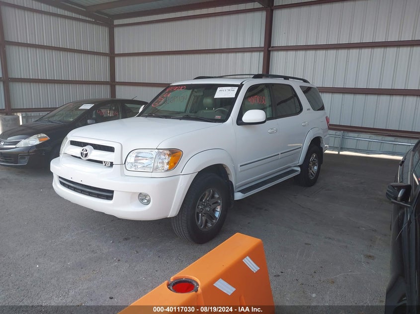 2007 Toyota Sequoia Sr5 V8 VIN: 5TDBT44A07S289432 Lot: 40117030
