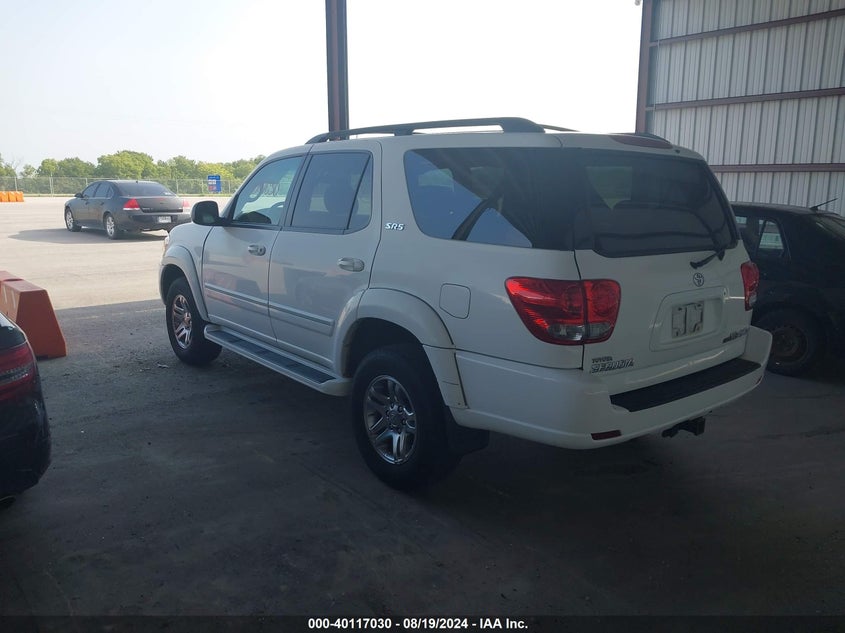 2007 Toyota Sequoia Sr5 V8 VIN: 5TDBT44A07S289432 Lot: 40117030