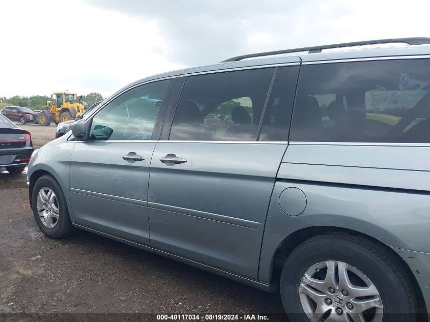 2007 Honda Odyssey Ex-L VIN: 5FNRL38717B098372 Lot: 40117034