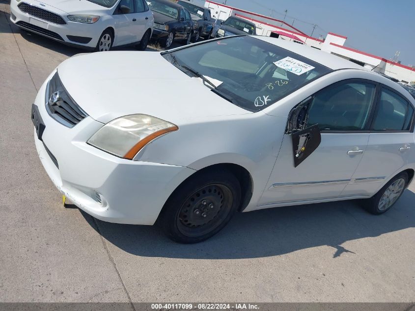 2011 Nissan Sentra 2.0S VIN: 3N1AB6AP8BL726856 Lot: 40117099