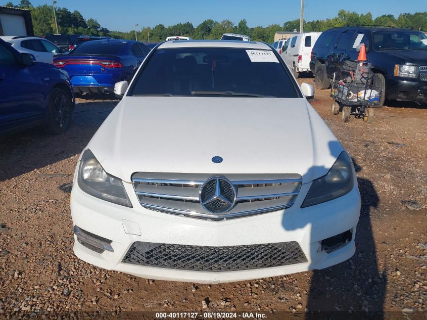 2013 Mercedes-Benz C 250 VIN: WDDGF4HB3DR296780 Lot: 40528378