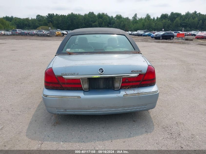 2003 Mercury Grand Marquis Gs VIN: 2MEFM74W93X657230 Lot: 40117155