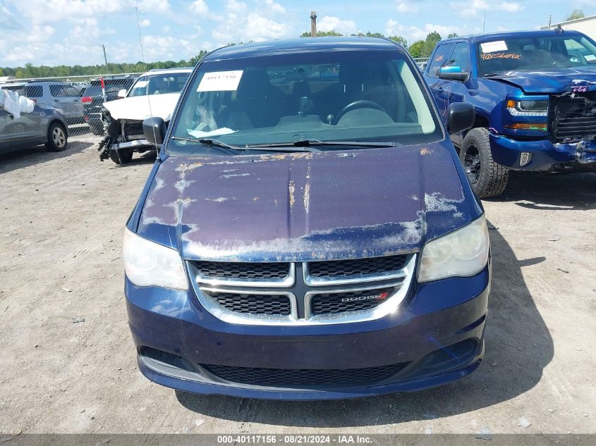 2013 Dodge Grand Caravan Se VIN: 2C4RDGBG3DR723707 Lot: 40117156