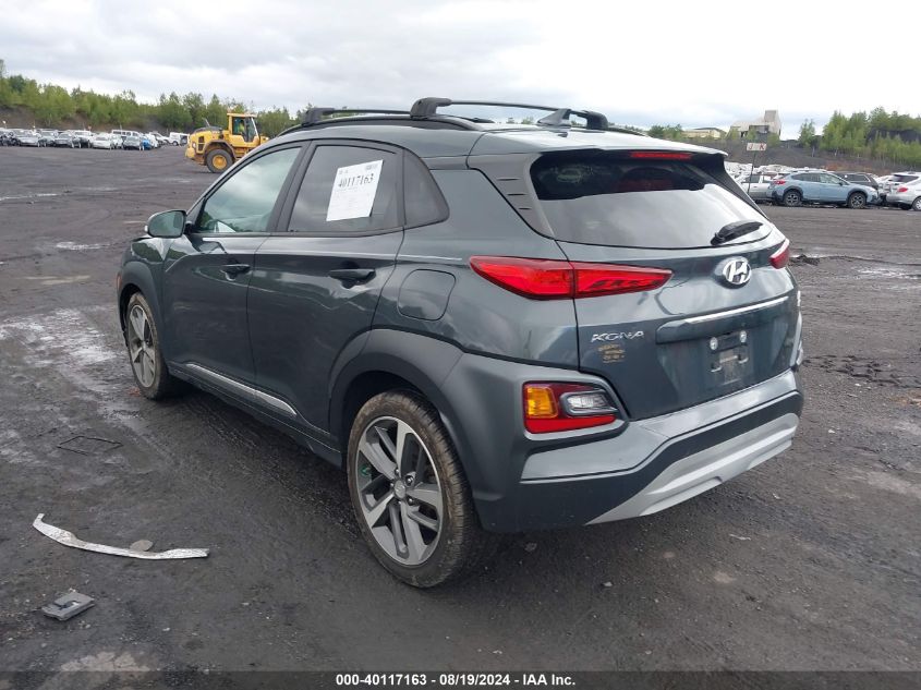 2020 Hyundai Kona Limited VIN: KM8K3CA59LU471018 Lot: 40117163