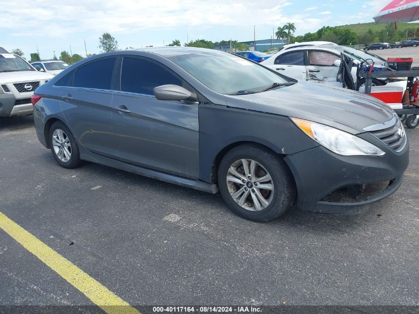 2014 Hyundai Sonata Gls VIN: 5NPEB4AC3EH860582 Lot: 40117164