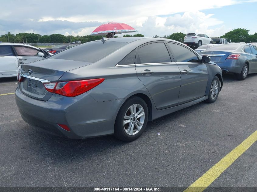 2014 Hyundai Sonata Gls VIN: 5NPEB4AC3EH860582 Lot: 40117164