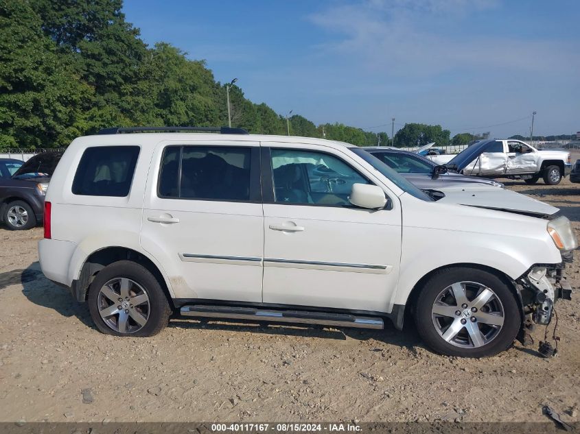 2012 Honda Pilot Touring VIN: 5FNYF4H97CB044143 Lot: 40117167