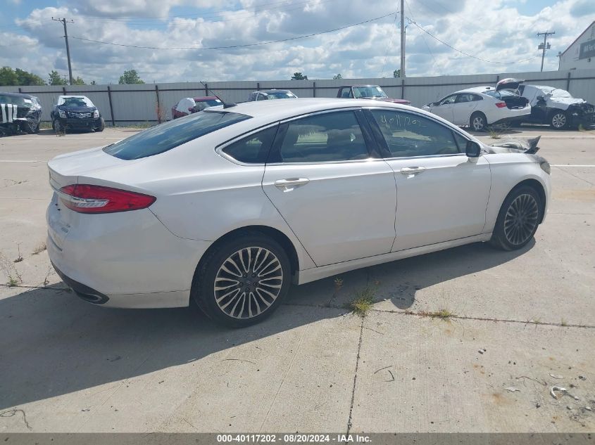 2017 Ford Fusion Se VIN: 3FA6P0H98HR346601 Lot: 40117202