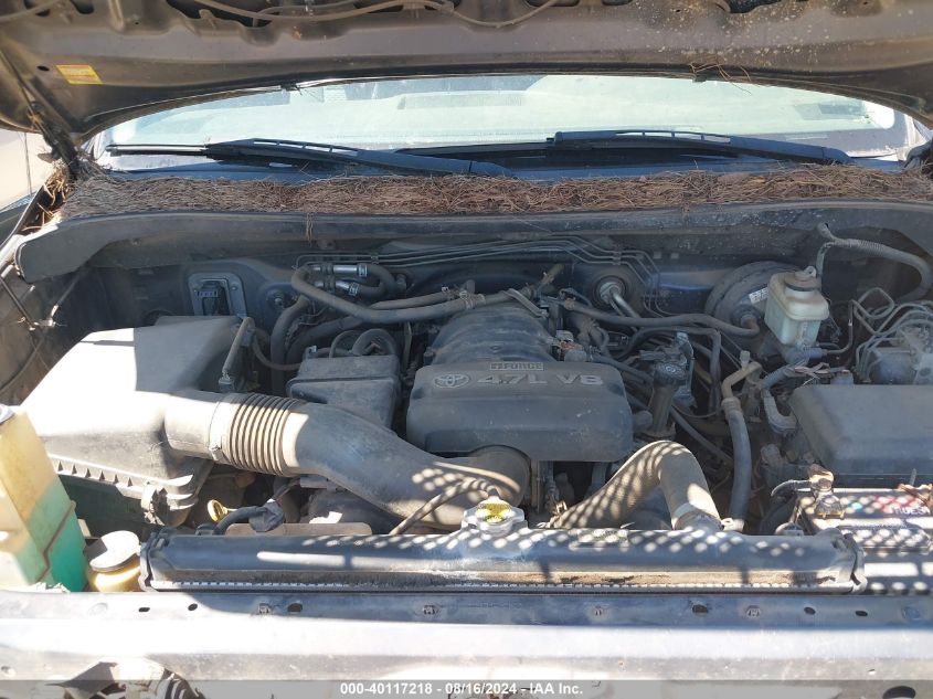 2007 Toyota Tundra Sr5 4.7L V8 VIN: 5TFBT54107X004891 Lot: 40117218