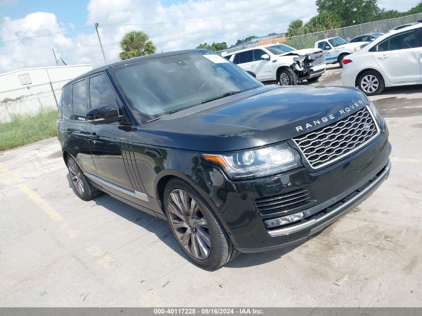 SALGS2TF9FA224397 2015 LAND ROVER RANGE ROVER - Image 1