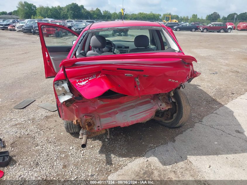 2006 Ford Focus Se/Zx4 VIN: 1FAHP34N26W205840 Lot: 40117234