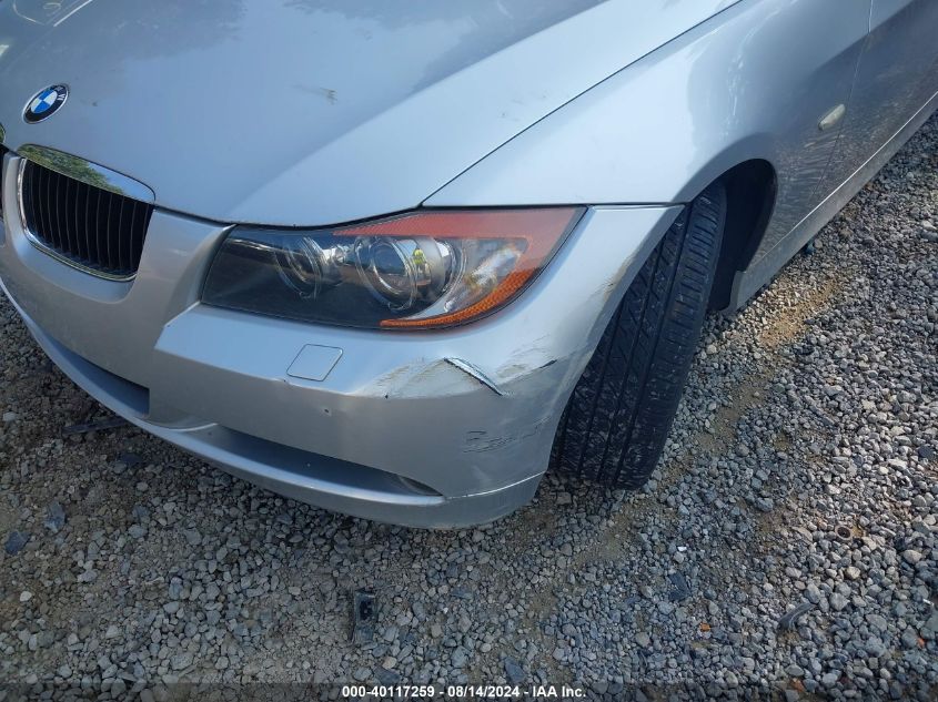 2007 BMW 328Xi VIN: WBAVT73577FZ36313 Lot: 40117259