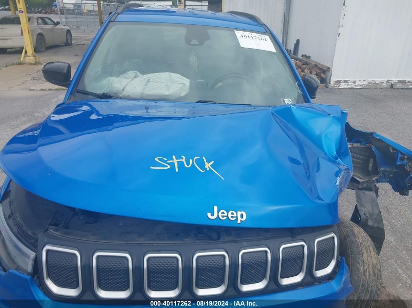 2022 Jeep Compass Latitude 4X4 VIN: 3C4NJDBB0NT101784 Lot: 40117262