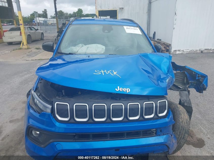 2022 Jeep Compass Latitude 4X4 VIN: 3C4NJDBB0NT101784 Lot: 40117262