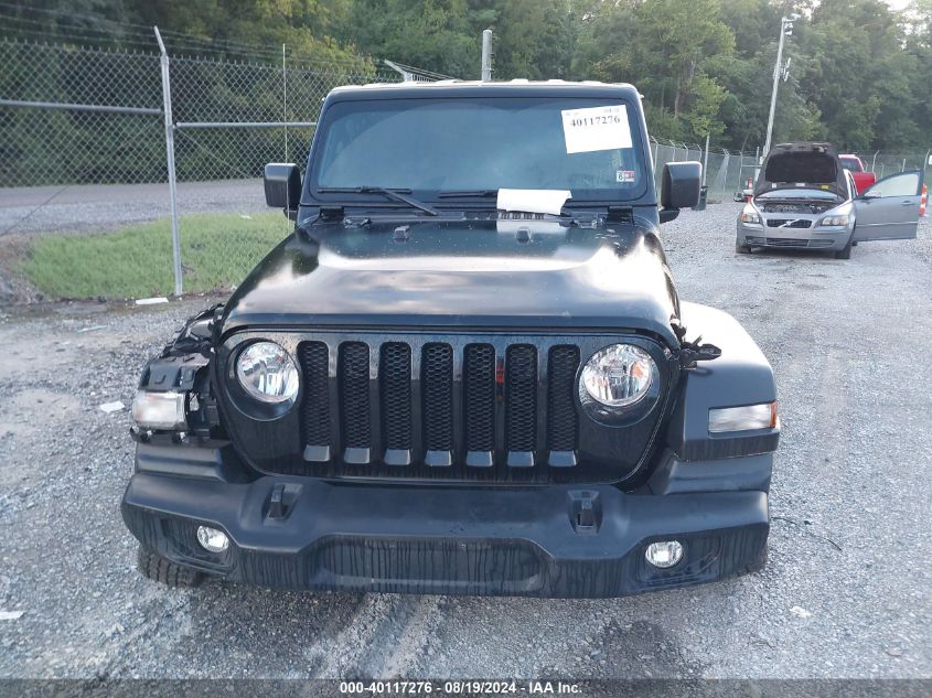 2022 Jeep Wrangler Sport S 4X4 VIN: 1C4GJXAN1NW145650 Lot: 40117276