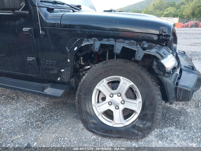 2022 Jeep Wrangler Sport S 4X4 VIN: 1C4GJXAN1NW145650 Lot: 40117276