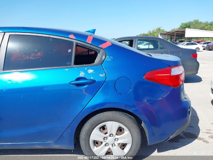 2015 Kia Forte Lx VIN: KNAFX4A60F5306771 Lot: 40117282