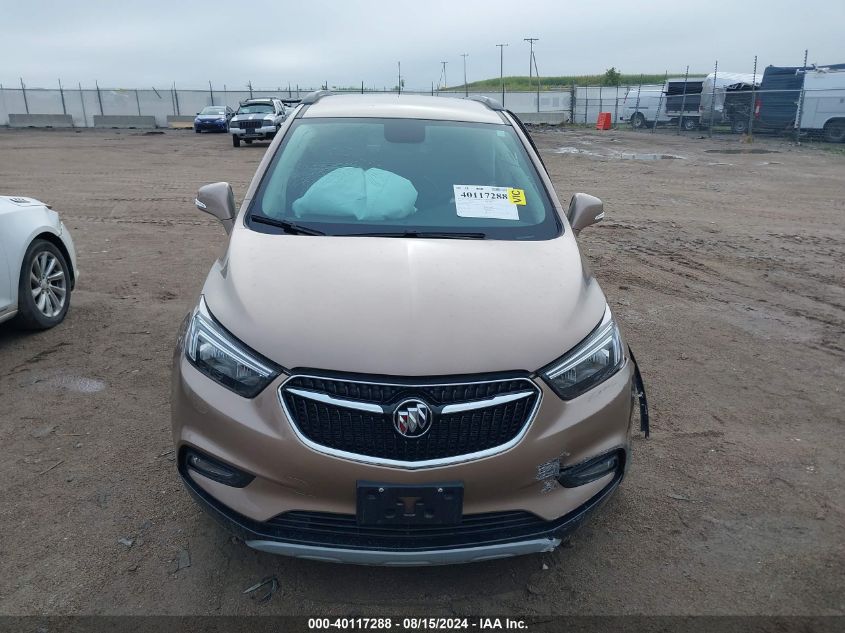 2019 Buick Encore Fwd Sport Touring VIN: KL4CJ1SB6KB792218 Lot: 40117288