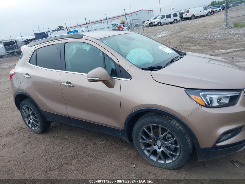 2019 Buick Encore Fwd Sport Touring VIN: KL4CJ1SB6KB792218 Lot: 40117288