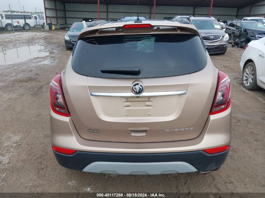 2019 Buick Encore Fwd Sport Touring VIN: KL4CJ1SB6KB792218 Lot: 40117288