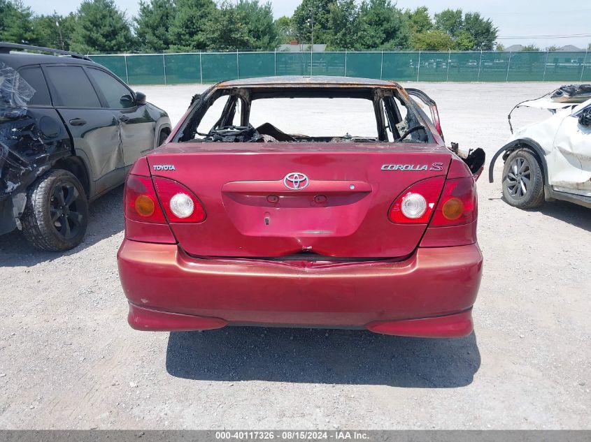 2003 Toyota Corolla S VIN: 2T1BR38E13C005606 Lot: 40117326