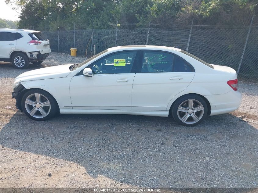 2011 Mercedes-Benz C 300 Luxury 4Matic/Sport 4Matic VIN: WDDGF8BB5BR169624 Lot: 40117332