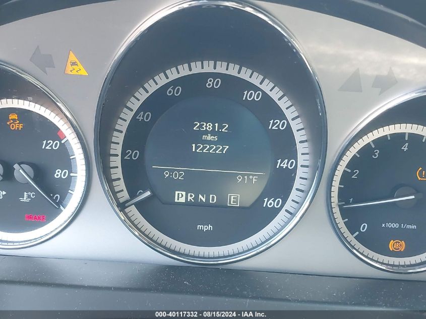 2011 Mercedes-Benz C 300 Luxury 4Matic/Sport 4Matic VIN: WDDGF8BB5BR169624 Lot: 40117332