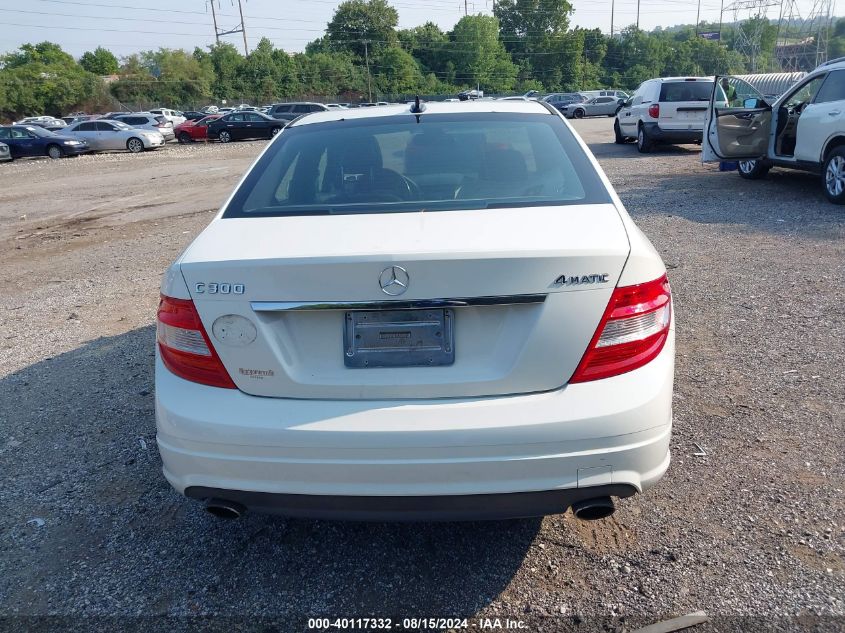 2011 Mercedes-Benz C 300 Luxury 4Matic/Sport 4Matic VIN: WDDGF8BB5BR169624 Lot: 40117332